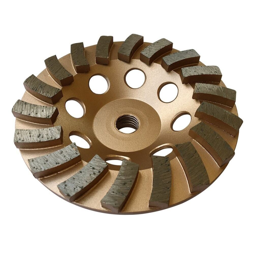 4.5" Diamond Grinding Wheels for Concrete or Masonry, 18 Turbo Segments,